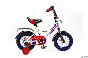 Велосипед 2-х колесный 12 SPORT (белый/синий/красный), Z12209