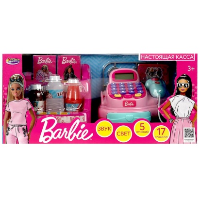 Касса Barbie свет-звук, кор.34*16,5*17см ИГРАЕМ ВМЕСТЕ 1803U054-R3