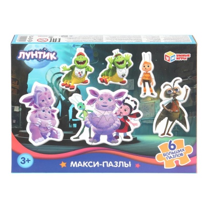 Лунтик. Игра-головоломка с фигур.дет.190х141х35 мм. Умные игры   401593     