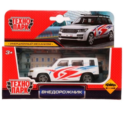 Машина металл ВНЕДОРОЖНИК СПОРТ, 10,5 см, инерция, кор Технопарк 2107C051-R