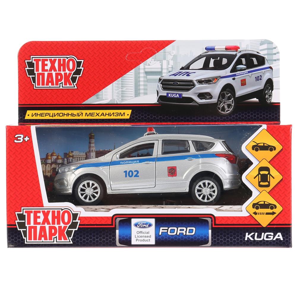 ТМ Технопарк. Машина металл "FORD KUGA ПОЛИЦИЯ" 12см, открыв. двери, инерц. KUGA-P