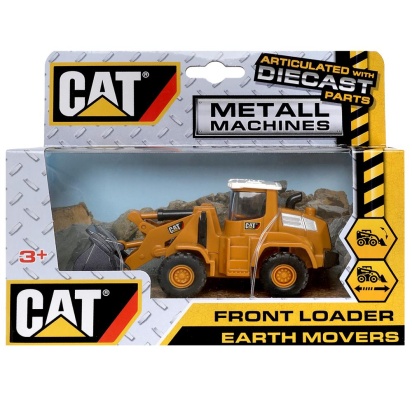 Модель металл ПОГРУЗЧИК лицензия cat 12,5см инерц., подв.дет. 2008A059-R