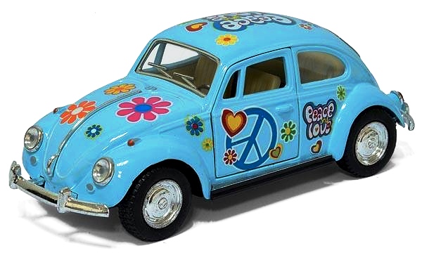 1:32 1967 Volkswagen Classical Beetle раскрашенный mix 5375DFKT