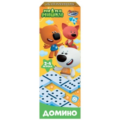 Настольная игра домино, Ми-ми-мишки кор.5*13*2с ИГРАЕМ ВМЕСТЕ B1535743-R11