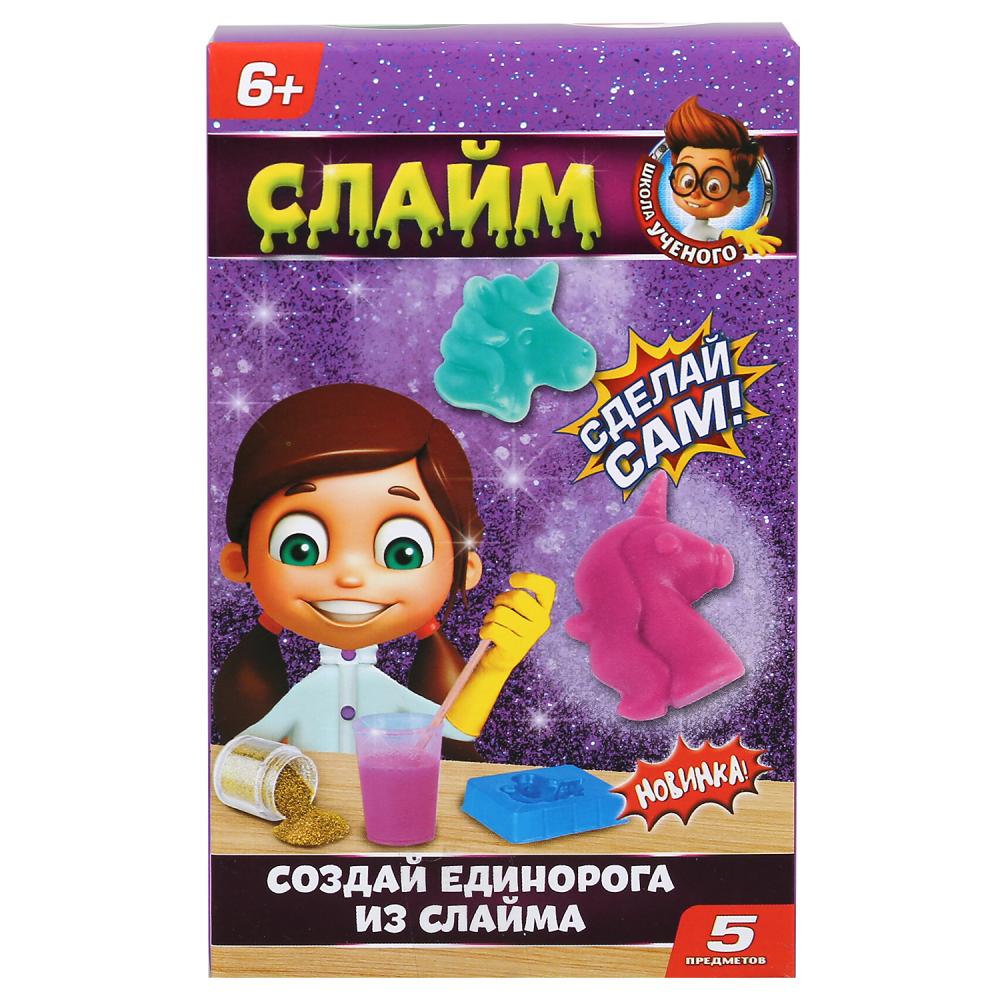 Игрушка опыты "слайм:сделай сам единорога", 6 предм. ZY1136987-R