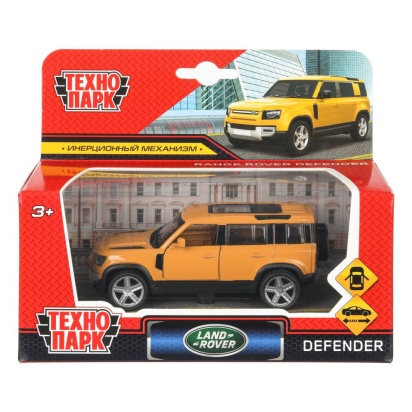 Машина металл range rover DEFENDER 10,5см, двери, инерция, кор. Технопарк   2206C0123-R1