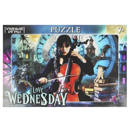 I love Wednesday. Пазлы классические   368524     