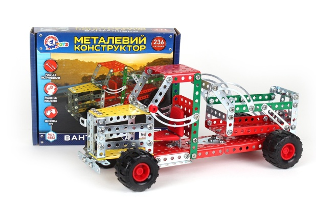 Конструктор метал.Грузовик Т4883