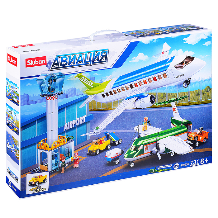 Конструктор "Авиация" (731 дет.) 38-0930 / 350606