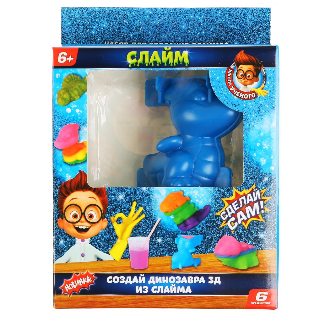 Игрушка опыты "слайм:сделай сам динозавра", 6 предм. ZY1136986-R