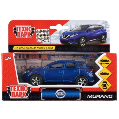 Машина металл NISSAN MURANO 12см, открыв.двери, инерц., синяя в кор. Технопарк SB-17-75-NM-N(BU)-WB