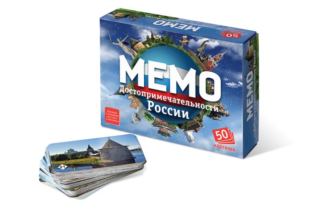 Мемо "Достопримечательности России" (50 карточек) 7202 