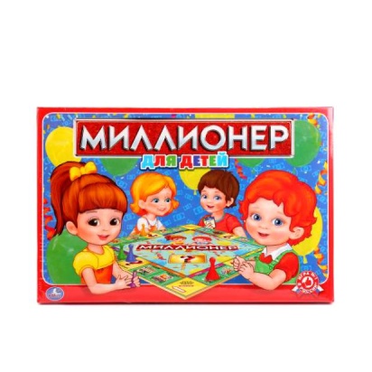 НАСТОЛЬНАЯ ЭКОНОМИЧЕСКАЯ ИГРА "УМКА" МИЛЛИОНЕР ДЛЯ ДЕТЕЙ 224482