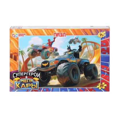 Супергерои и Мегакары.  Пазлы   400188     