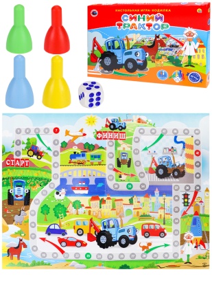 ЛУЧШИЕ ИГРЫ ХОДИЛКИ. СИНИЙ ТРАКТОР Арт. ИН-6130