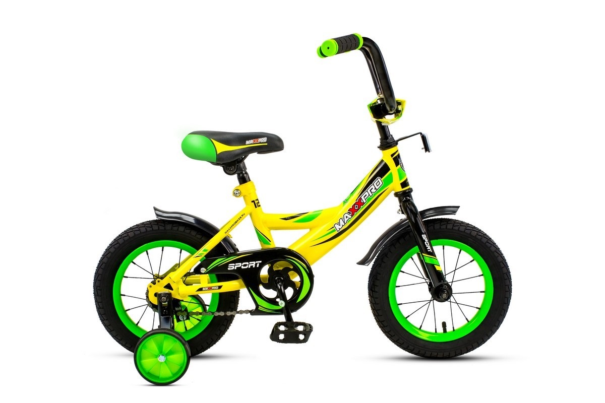 14 SPORT-14-2 (желто-зеленый) Велосипед