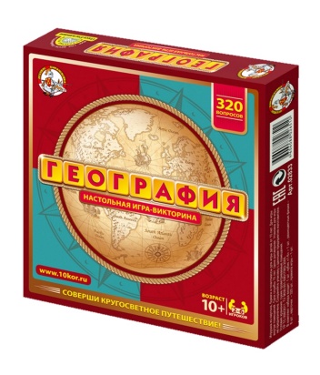 Игра настольная "Викторина География" 02833Ц