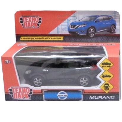 Машина металл NISSAN MURANO черный 12см, открыв.двери, инерц. SB-17-75-NM-N(BL)-WB
