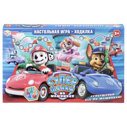 Суперщенки. Настольная игра-ходилка. 217х330х27мм. Умные игры   405780     