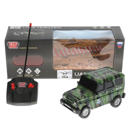 Машина р/у UAZ HUNTER 18 см, свет, камуф, кор. HUNTER-18L-MIL