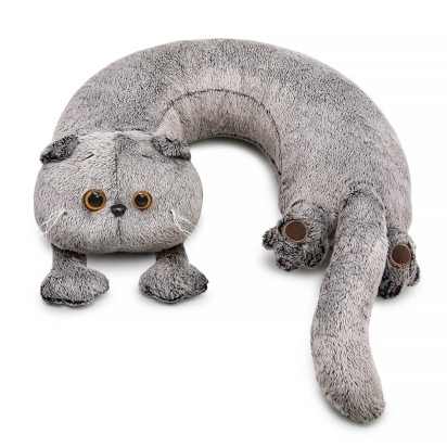 Кот Басик игрушка-подушка на шею Knp30-001