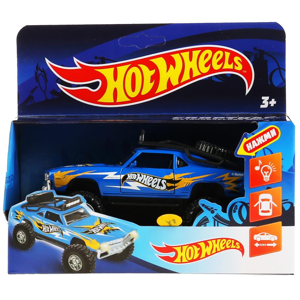 Машина металл свет-звук hot wheels СПОРТКАР, 12,5 см, FY628-3