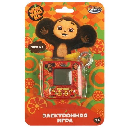 Электронная логическая игра Чебурашка блист.12*17*2см ИГРАЕМ ВМЕСТЕ   ZY770551-R21