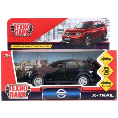 Технопарк Машина металл "NISSAN X-TRAIL"черный X-TRAIL-BK