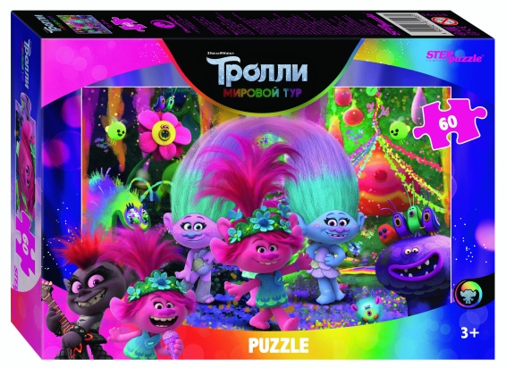 Пазлы 60 эл. "Trolls - 2" (DreamWorks) 81193