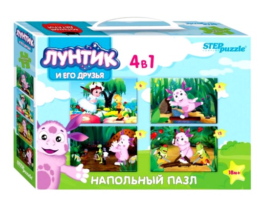 Пазл напольный средний "Лунтик" 70153