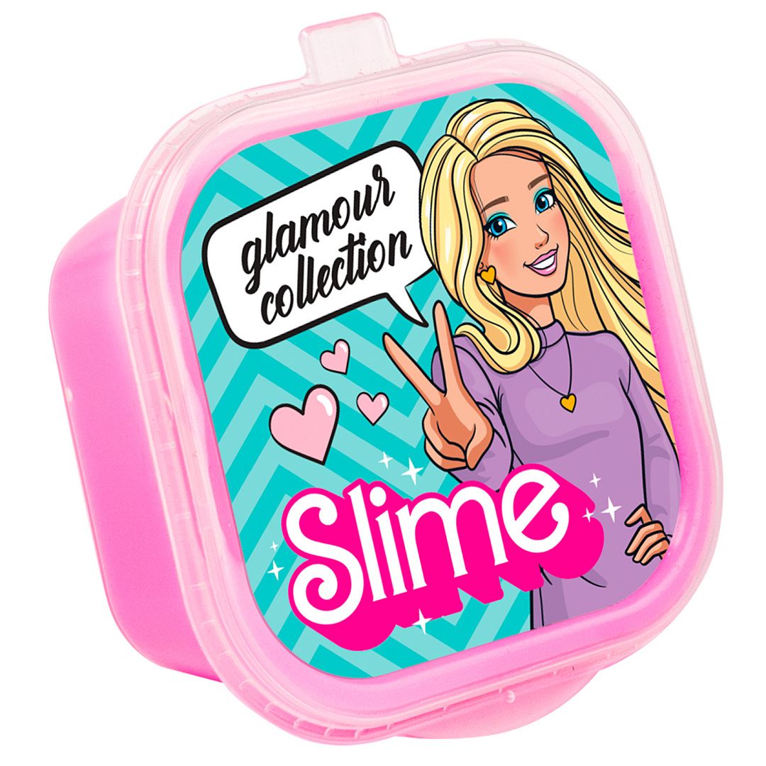 Игрушка для детей старше трех лет модели Slime Glamour collection, розовый с шариками 60г  SLM179 / 