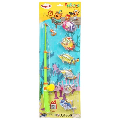 Игра рыбалка Три Кота магниты, блист.52,5*19*3см ИГРАЕМ ВМЕСТЕ   B1258624-R (144)