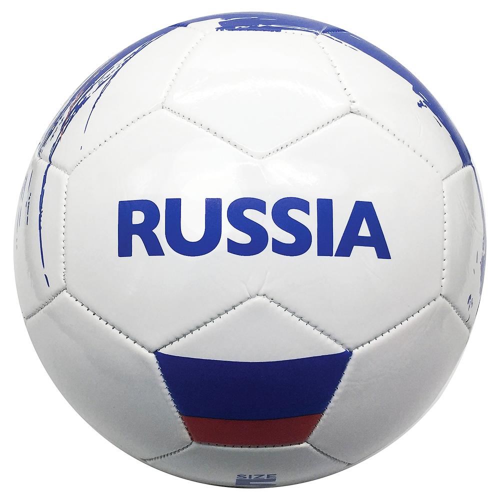 Мяч футбольный Россия, ПВХ 1 слой, 5 р., камера рез.,SC-1PVC300-RUS