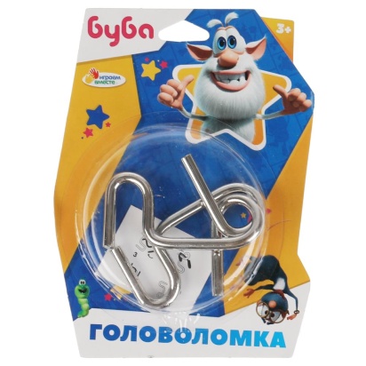 Головоломка мет. БУБА блист.13,4*10,2*4см ИГРАЕМ ВМЕСТЕ  1604K998-R