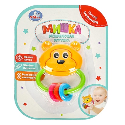 Развивающая игрушка мишка блист Умка   1605M291-R