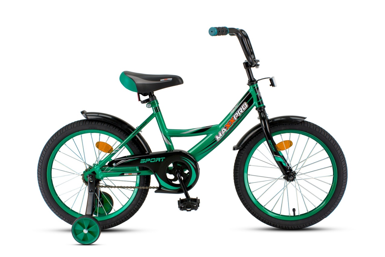 18 SPORT-18-1 (зелено-черный) Велосипед