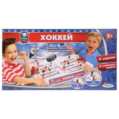ИГРА НАСТОЛЬНАЯ "ИГРАЕМ ВМЕСТЕ" ХОККЕЙ В РУСС. КОР. 54*29СМ A553-H30006-R1