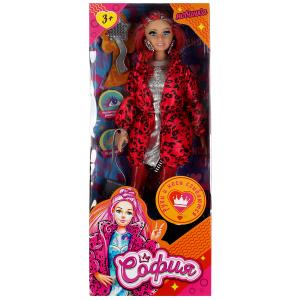 Кукла 29 см София , руки и ноги сгиб, ресницы, маникюр, акс, кор КАРАПУЗ   66001-EXTRA2-S-BB