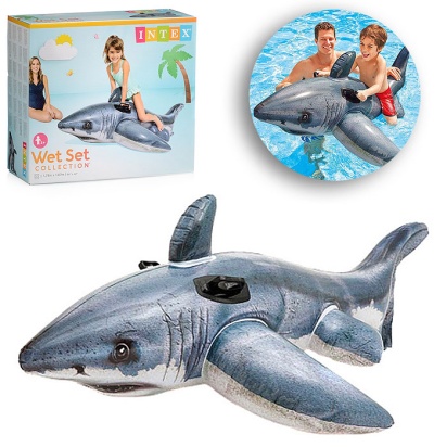 Игрушка для плавания «Акула», 173 х 107 см, от 3 лет  INTEX  57525NP / 100931