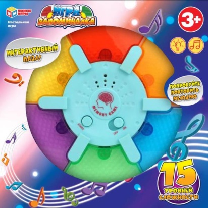 Настольная игра запоминалка, кор.16,5*19*3,4см Умные игры 2011K174-R