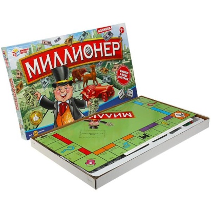 Игра настольная миллионер, кор.44,2*3*25,5см Умные игры , 359251