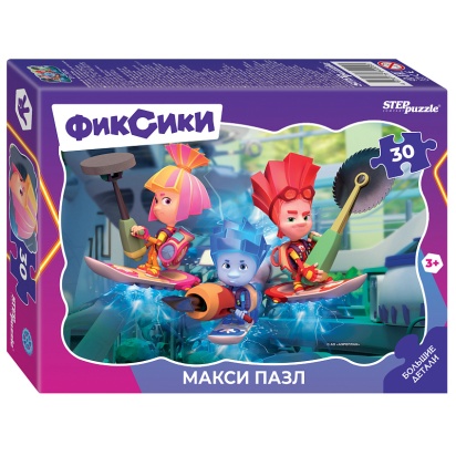Пазл 30 МАКСИ Контурный Фиксики 64009 Степ  64009