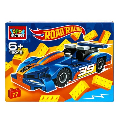 Конструктор ROAD RACING, 77 дет. Город мастеров   15045-CY