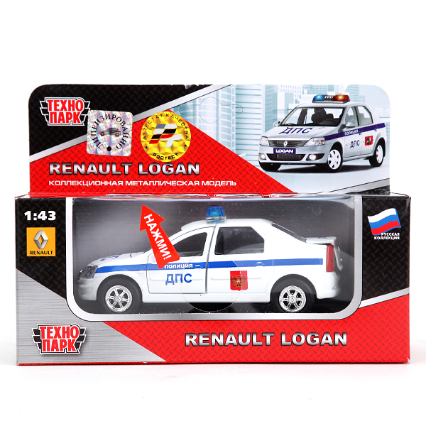 МАШИНА "ТЕХНОПАРК" RENAULT LOGAN ДПС, SB-13-21-1