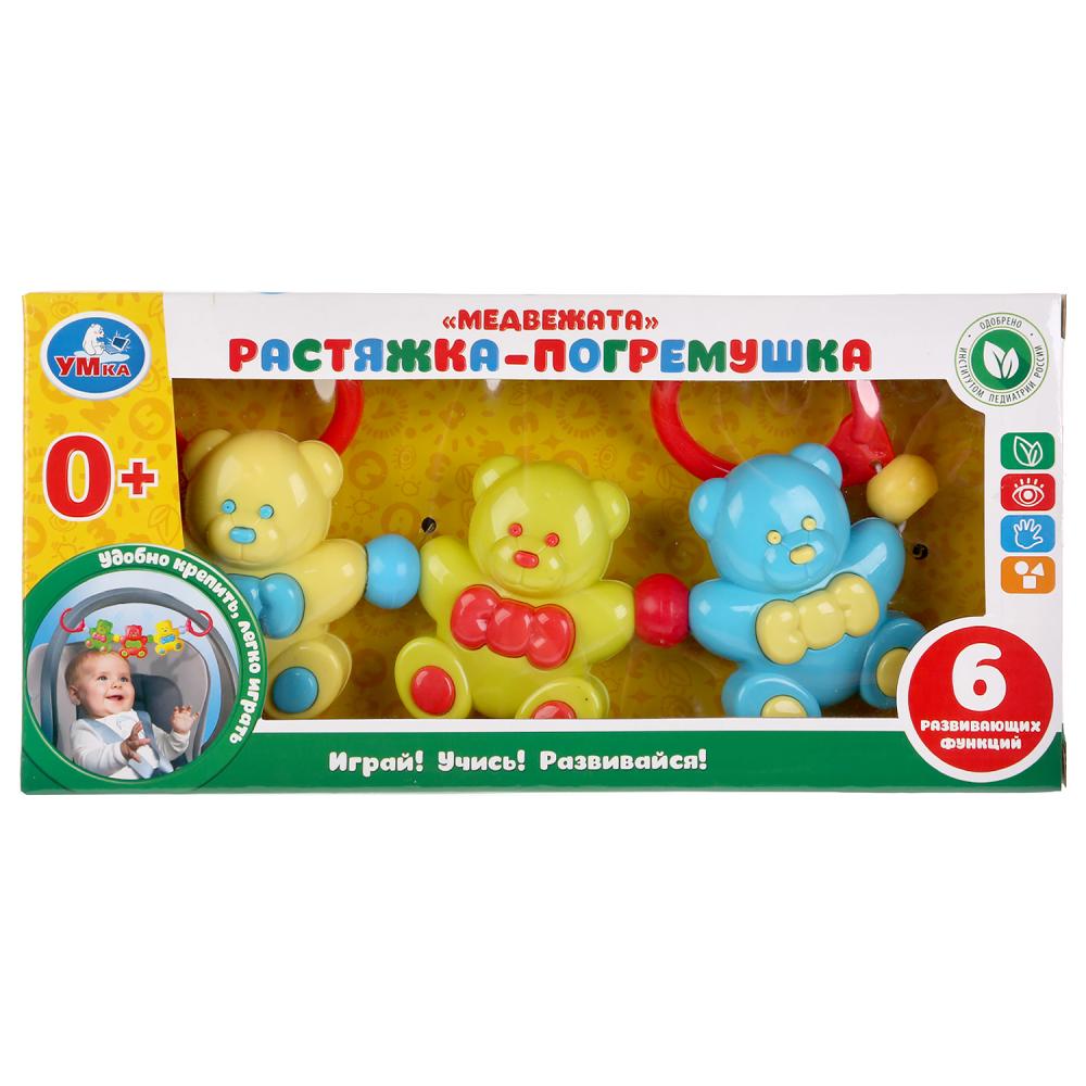 Погремушка-растяжка мишки в кор. Умка B384283-R1
