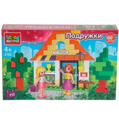 Конструктор домик, 115 дет. Город мастеров 2165-AA