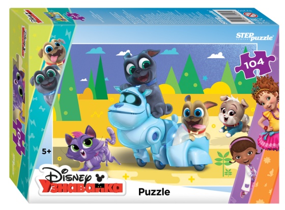 Пазлы 104 эл. "Дружные Мопсы"(DisneyJunior) 82205