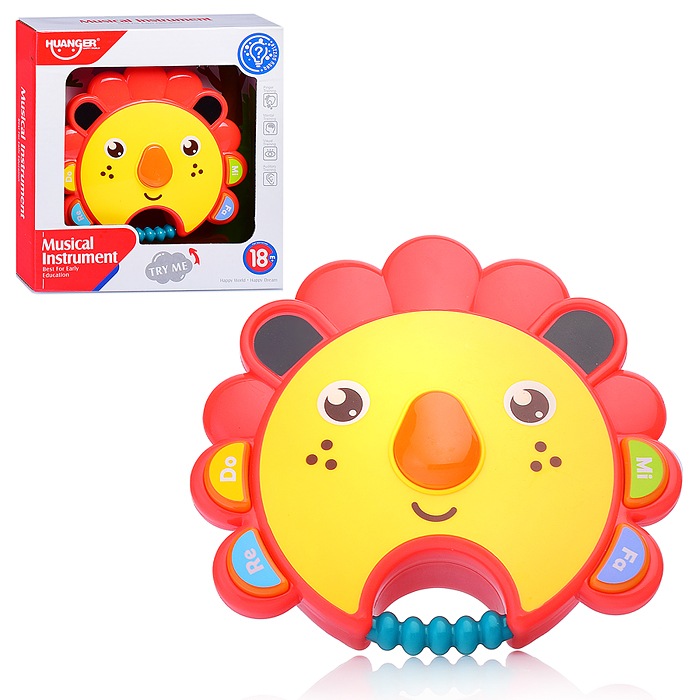 Бубен "Забавный львенок"   HE0534 / 420353