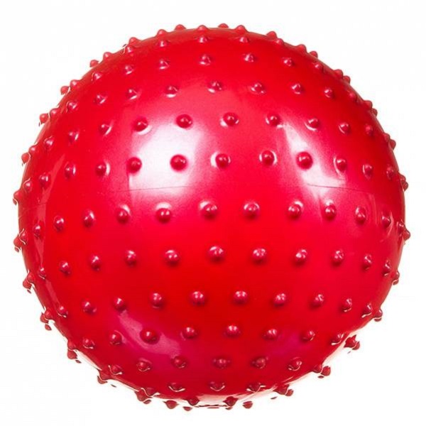 Мяч ПВХ массаж 23 см, 90 г с сеткой и биркой, Т15226