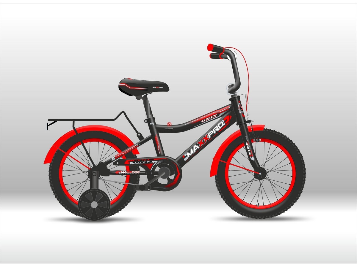 12 Велосипед ONIX-M12-1 (черно-красный)